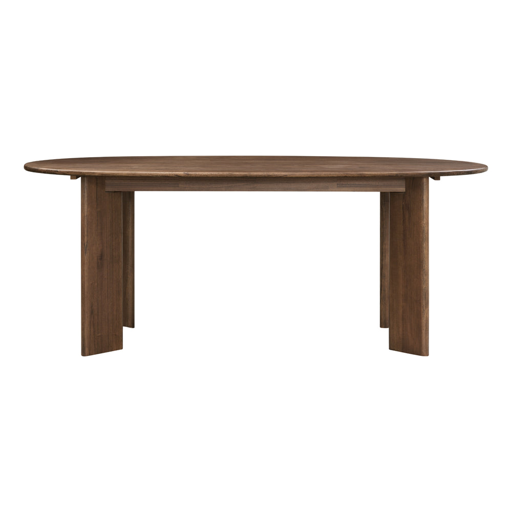 Drego 79" Oval Dining Table - Dark Walnut - view 4