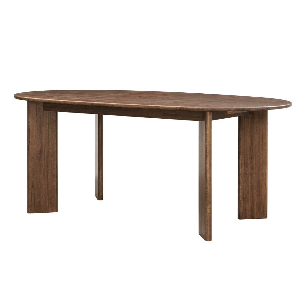 Drego 79" Oval Dining Table - Dark Walnut