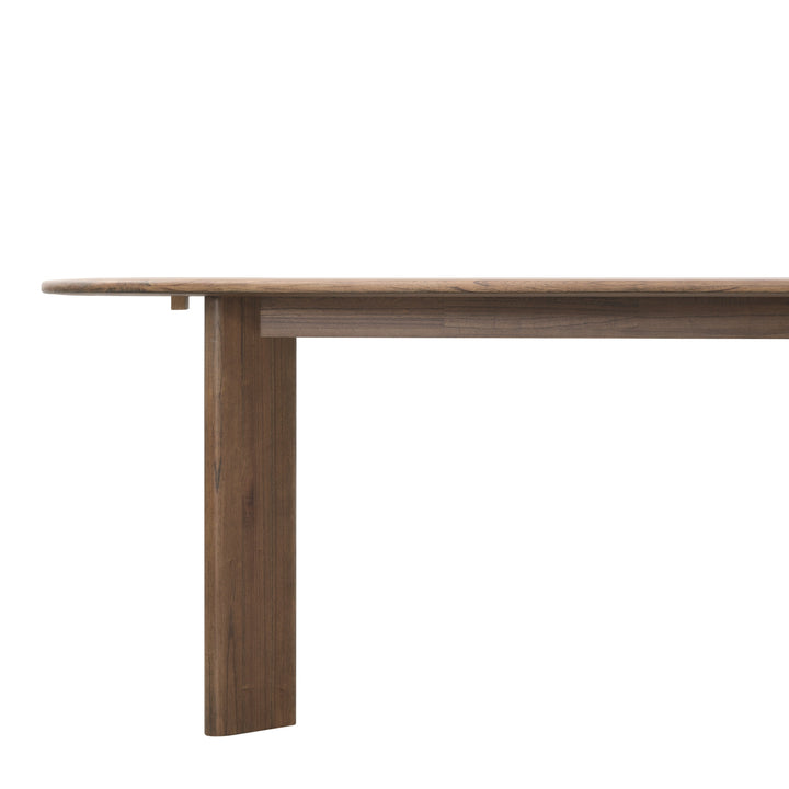 Drego 79" Oval Dining Table - Dark Walnut - view 7