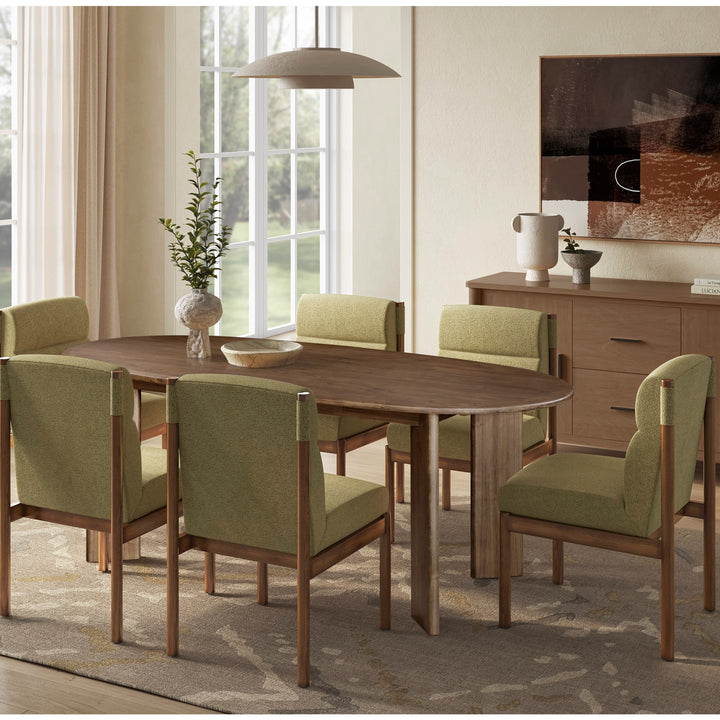 Drego 79" Oval Dining Table - Dark Walnut - view 3