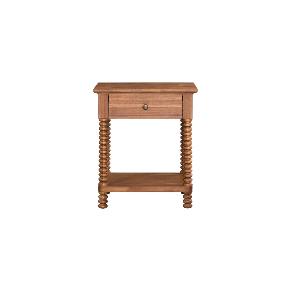 Azella Nightstand/Side Table - Brushed Brown - view 5