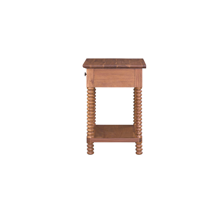 Azella Nightstand/Side Table - Brushed Brown - view 6