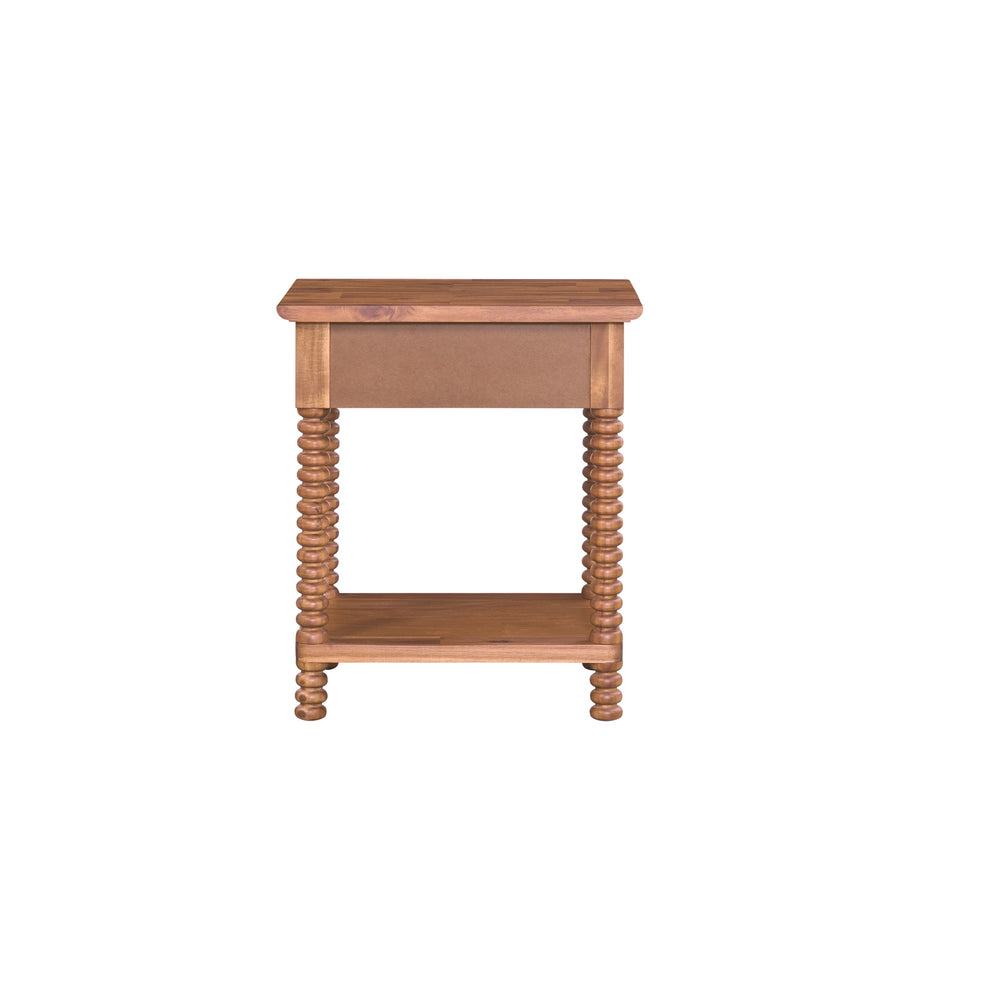 Azella Nightstand/Side Table - Brushed Brown - view 7