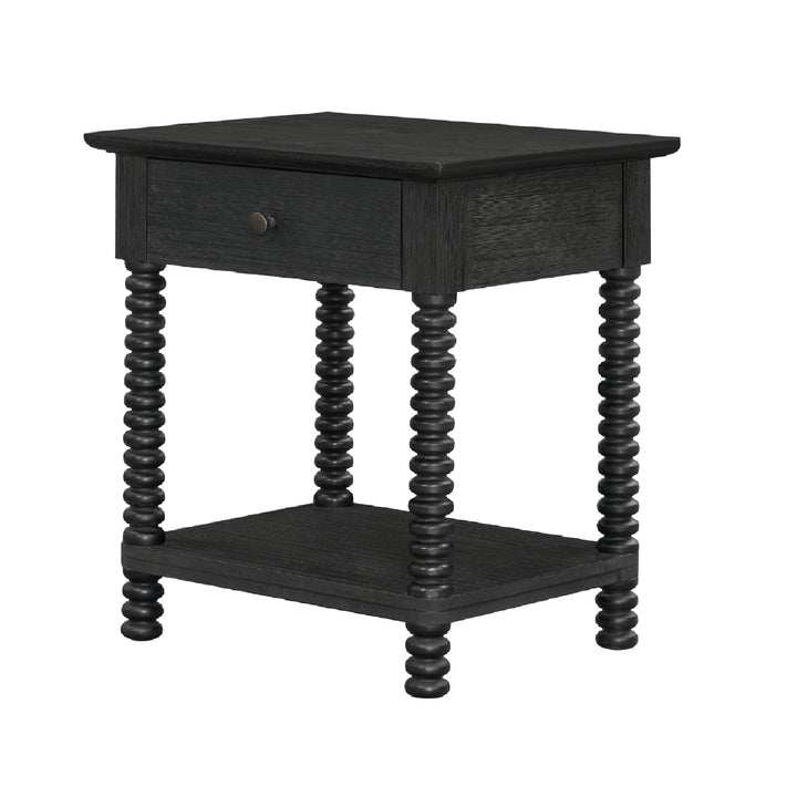 Azella Nightstand/Side Table - Alto Black