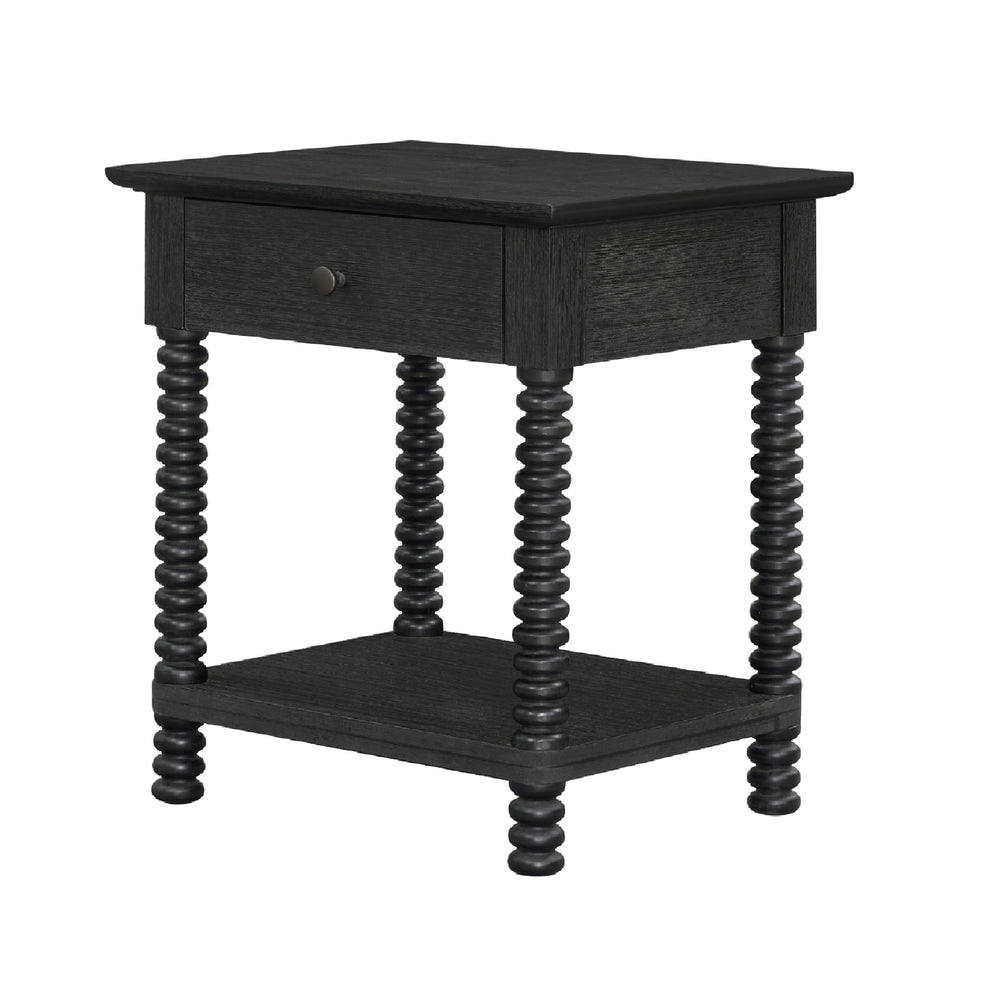 Azella Nightstand/Side Table - Alto Black