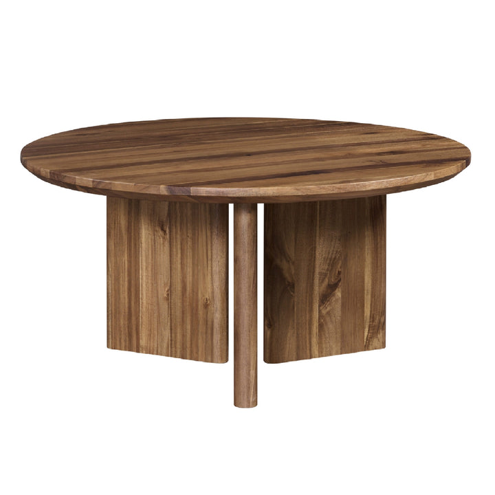 Petrilio Round Coffee Table - Hazelnut Brown