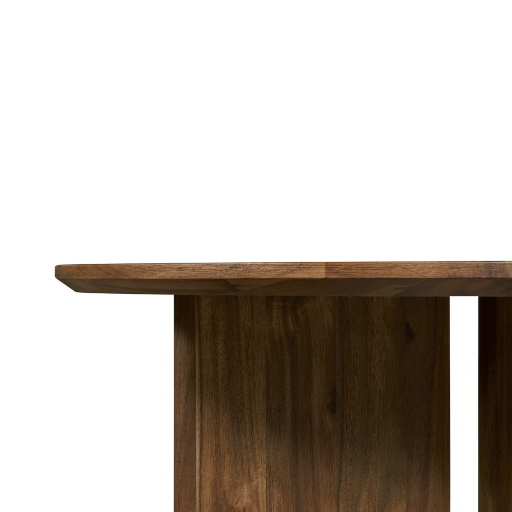 Petrilio Round Coffee Table - Hazelnut Brown - view 7