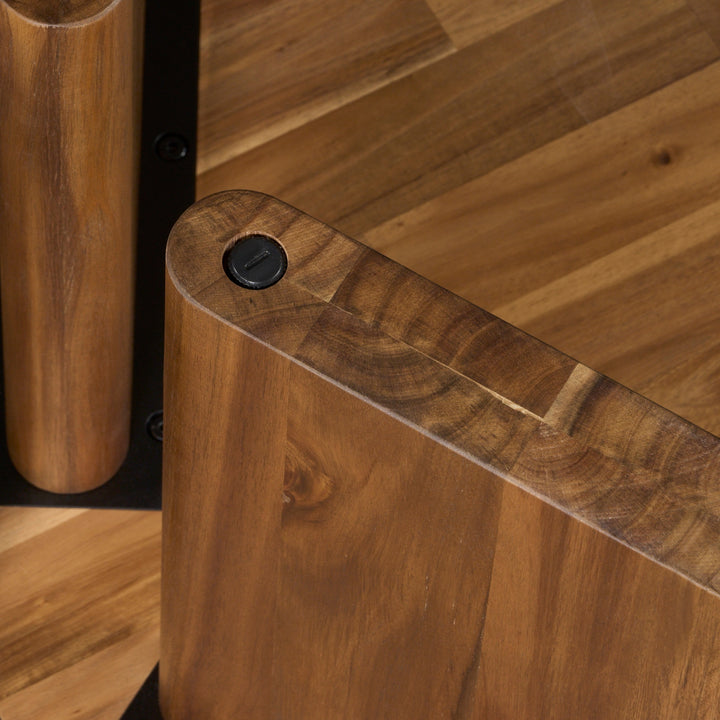 Petrilio Side/End Table - Hazelnut Brown - view 8