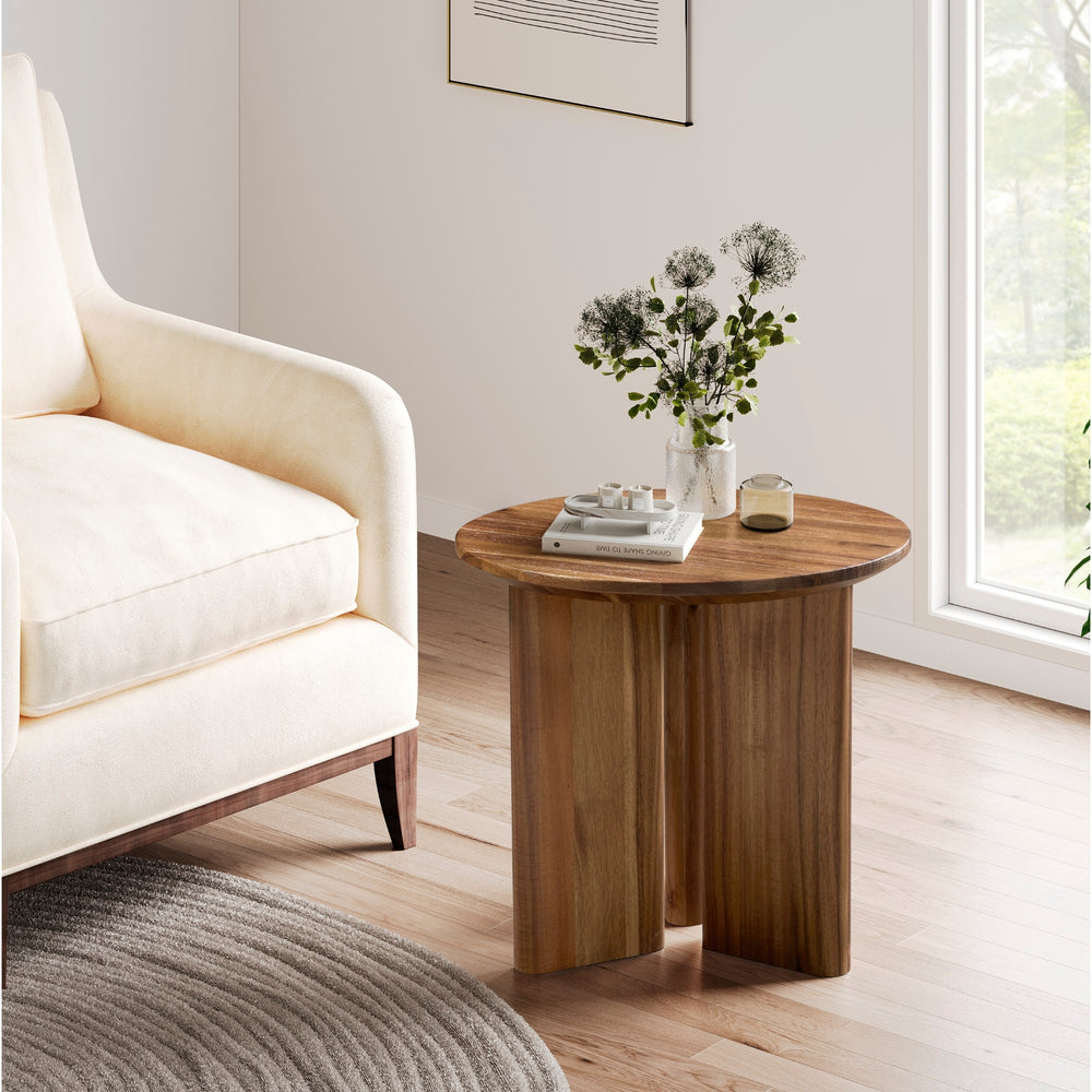 Petrilio Side/End Table - Hazelnut Brown - view 3