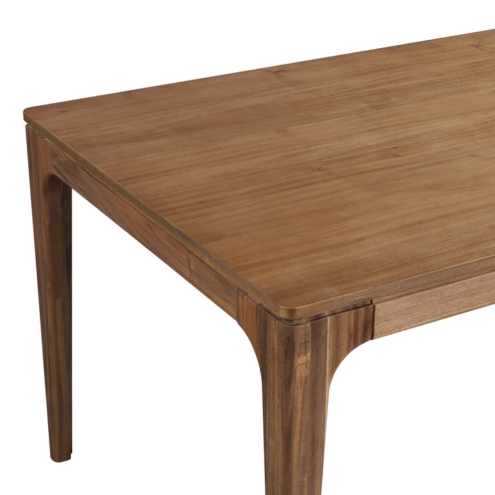 Hereford 79" Dining Table - Hazelnut Brown - view 7