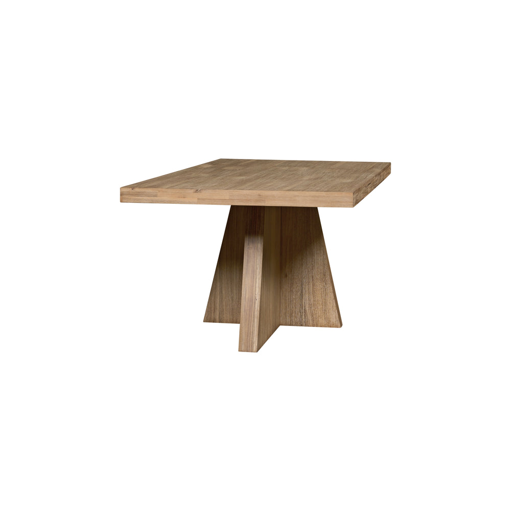 Zerano 84" Dining Table Cross Legs - Brushed Smoke - view 7