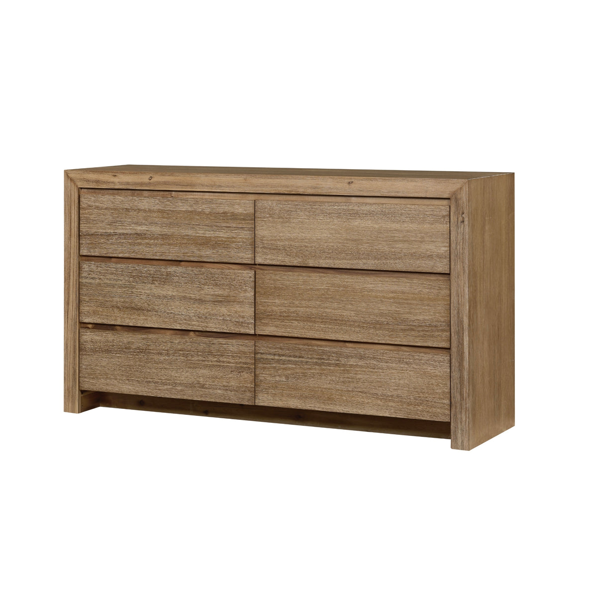 Zerano Dresser 6 Drawers - Brushed Smoke
