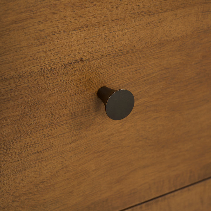 Rosette Dresser 6 Drawers - Hazelnut Brown - view 12
