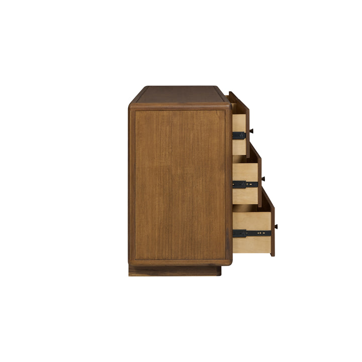 Rosette Dresser 6 Drawers - Hazelnut Brown - view 10