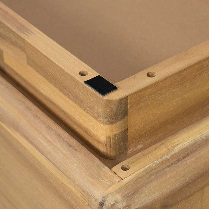 Rosette Dresser 6 Drawers - Light Natural - view 14
