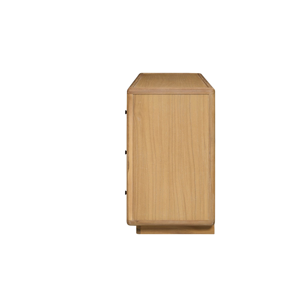 Rosette Dresser 6 Drawers - Light Natural - view 6
