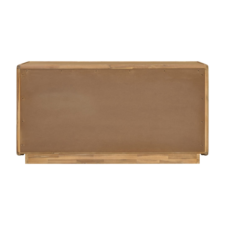 Rosette Dresser 6 Drawers - Light Natural - view 7