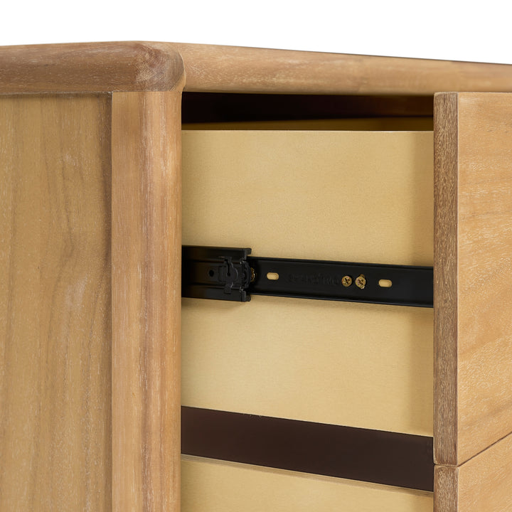 Rosette Dresser 6 Drawers - Light Natural - view 11