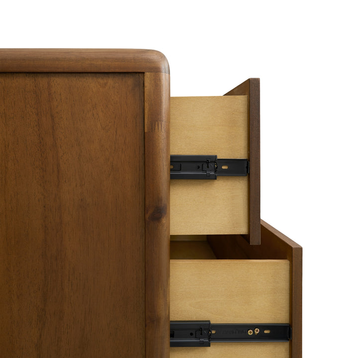 Rosette Dresser 5 Drawers - Hazelnut Brown - view 12