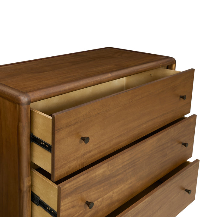 Rosette Dresser 5 Drawers - Hazelnut Brown - view 11