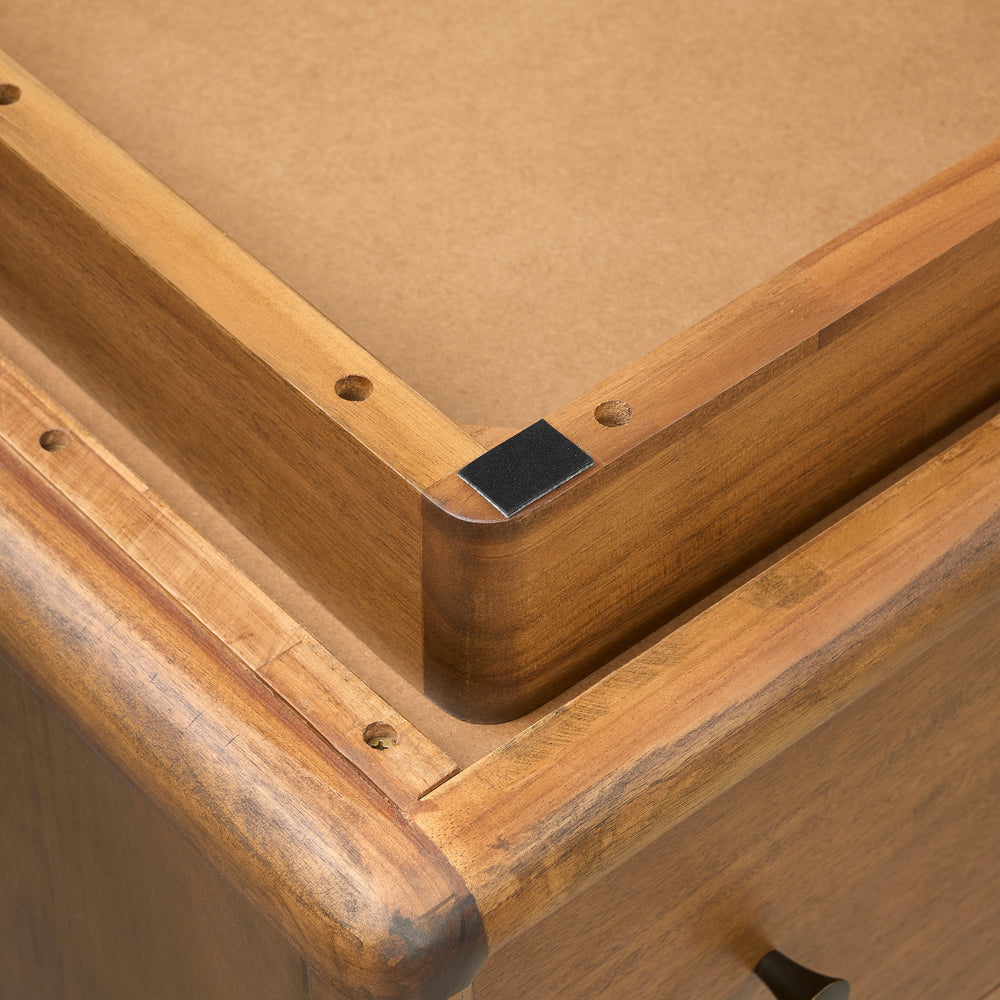 Rosette Dresser 5 Drawers - Hazelnut Brown - view 14