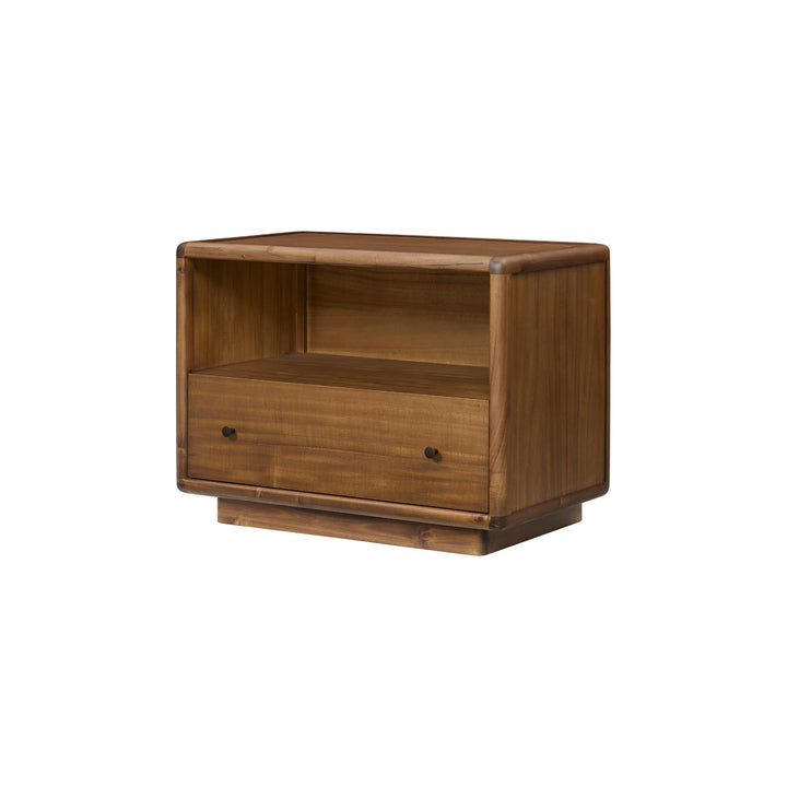 Rosette 32" Nightstand/Side Table - Hazelnut Brown