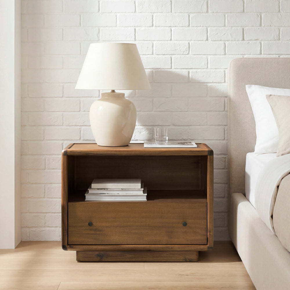 Rosette 32" Nightstand/Side Table - Hazelnut Brown - view 3