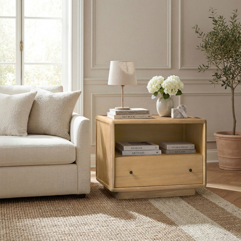 Rosette 32" Nightstand/Side Table - Light Natural - view 4