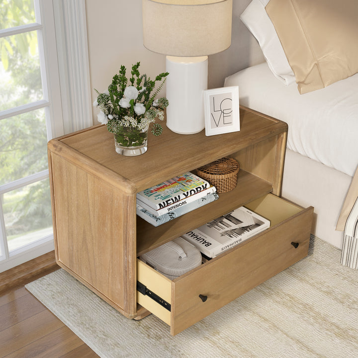 Rosette 32" Nightstand/Side Table - Light Natural - view 5