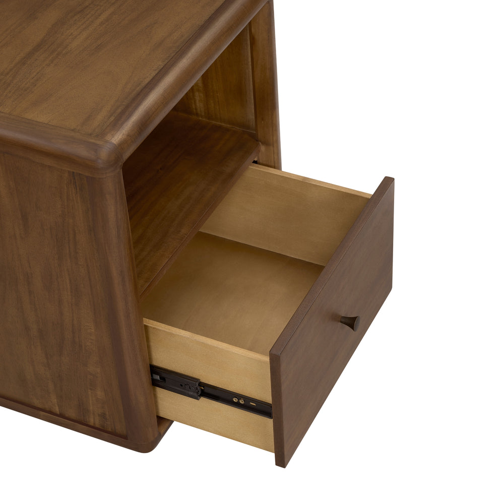 Rosette 19" Nightstand/Side Table - Hazelnut Brown - view 11