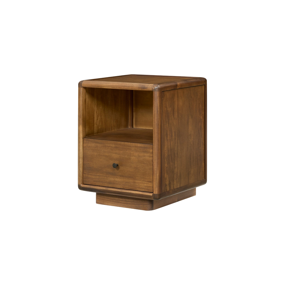Rosette 19" Nightstand/Side Table - Hazelnut Brown