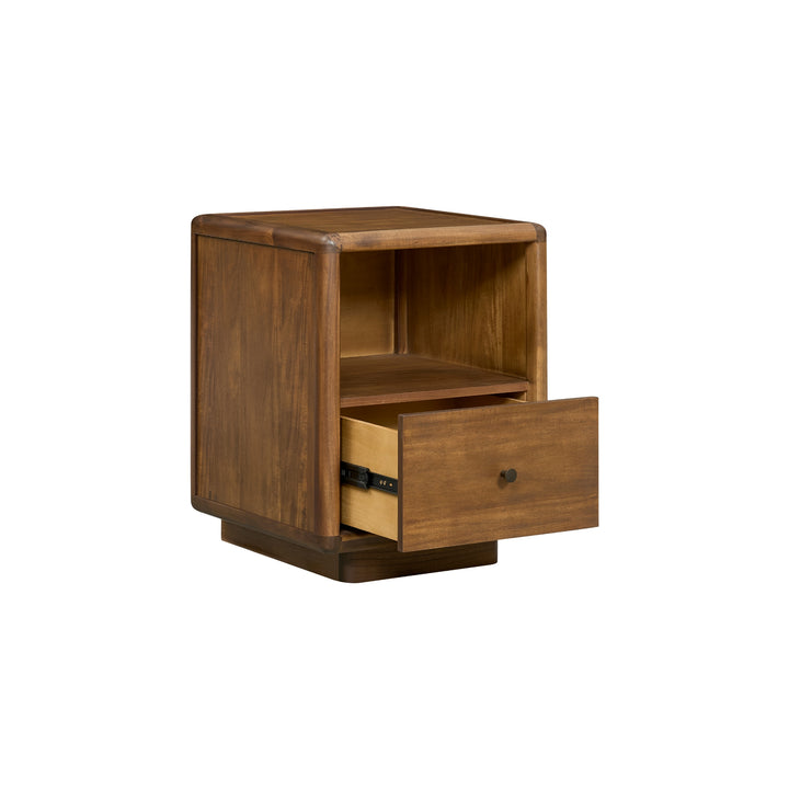 Rosette 19" Nightstand/Side Table - Hazelnut Brown - view 10