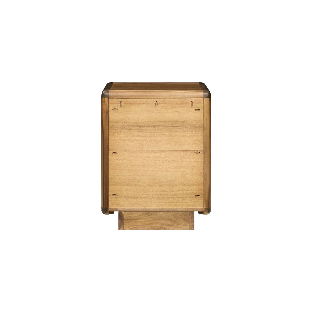 Rosette 19" Nightstand/Side Table - Hazelnut Brown - view 8
