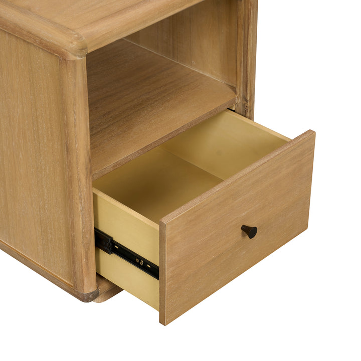 Rosette 19" Nightstand/Side Table - Light Natural - view 11