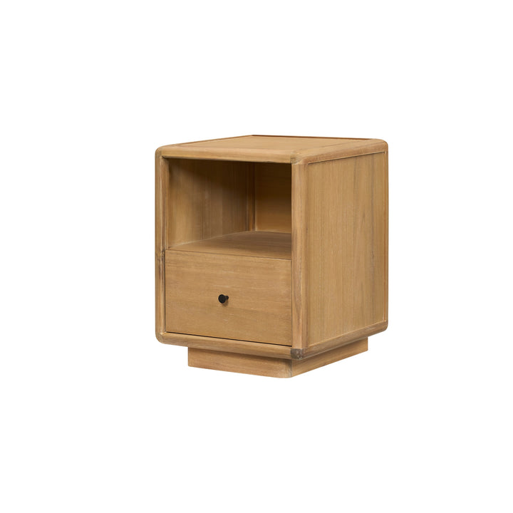 Rosette 19" Nightstand/Side Table - Light Natural