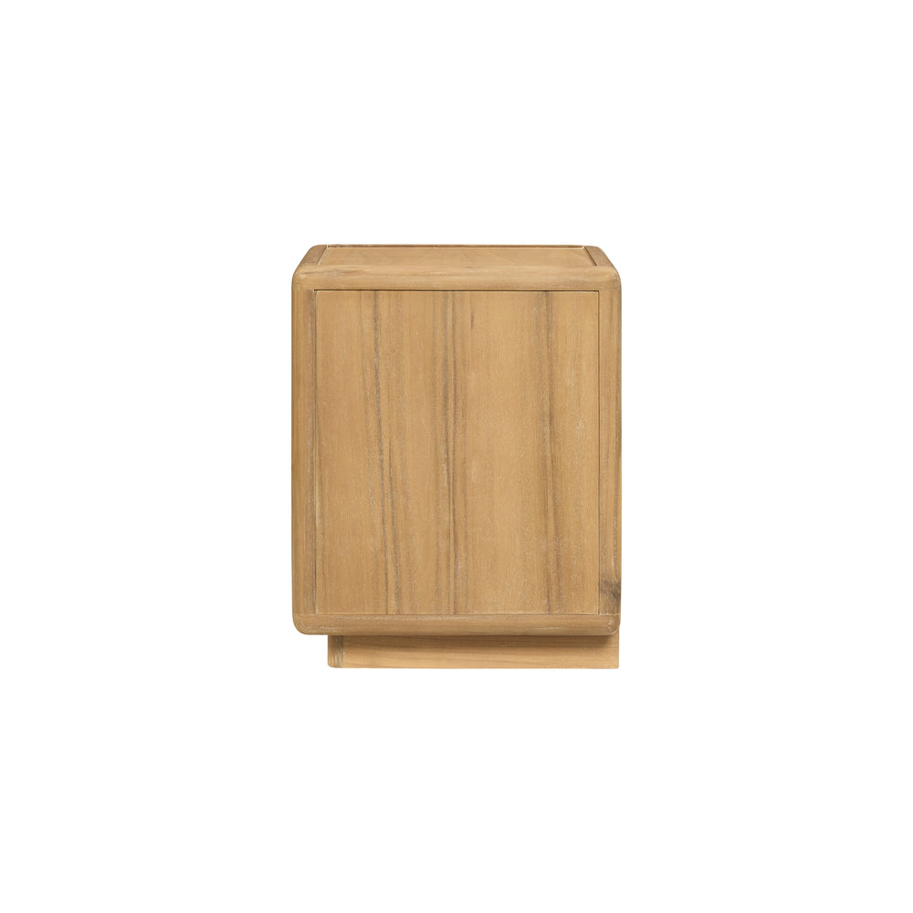 Rosette 19" Nightstand/Side Table - Light Natural - view 7