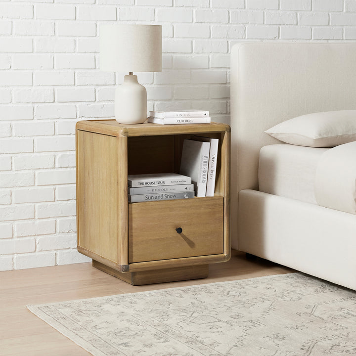 Rosette 19" Nightstand/Side Table - Light Natural - view 4