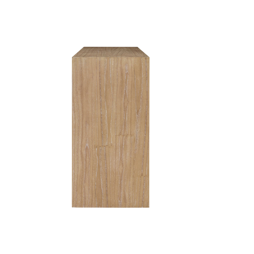 Kingston Herringbone Dresser 6 Drawers - Light Natural - view 6