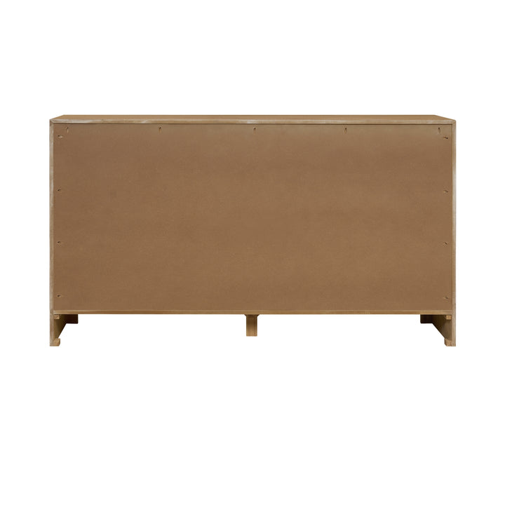 Kingston Herringbone Dresser 6 Drawers - Light Natural - view 7