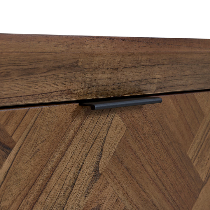 Kingston Herringbone 30" Nightstand/Side Table - Hazelnut Brown - view 13