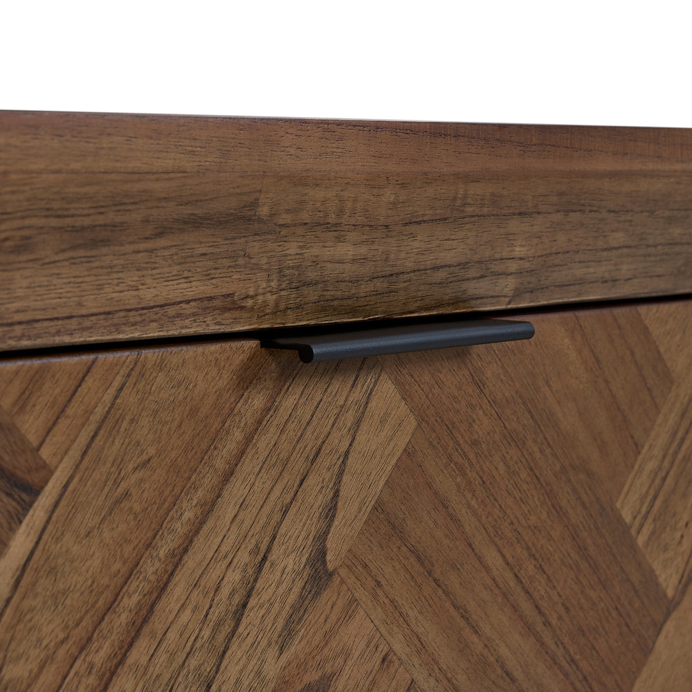 Kingston Herringbone 30" Nightstand/Side Table - Hazelnut Brown - view 13