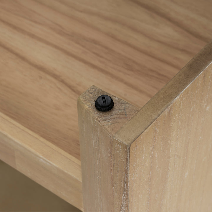 Kingston Herringbone 20" Nightstand/Side Table - Light Natural - view 14