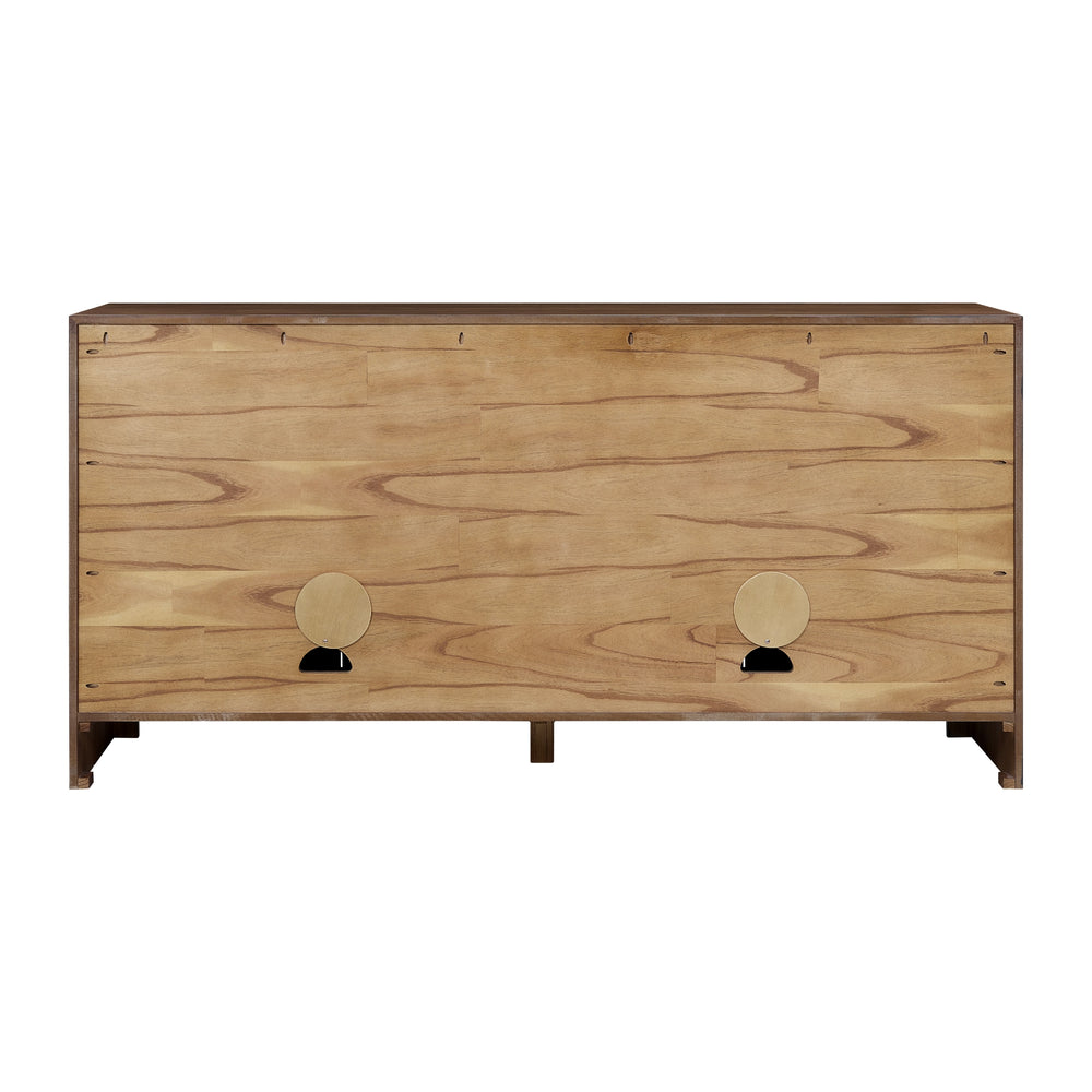 Kingston Herringbone Buffet/Sideboard 4 Doors - Hazelnut Brown - view 7
