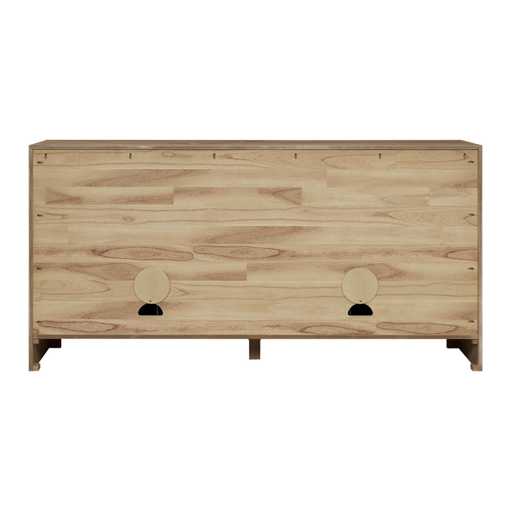 Kingston Herringbone Buffet/Sideboard 4 Doors - Light Natural - view 7