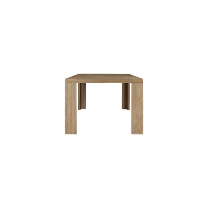 Kingston Herringbone 86" Dining Table - Light Natural - view 6