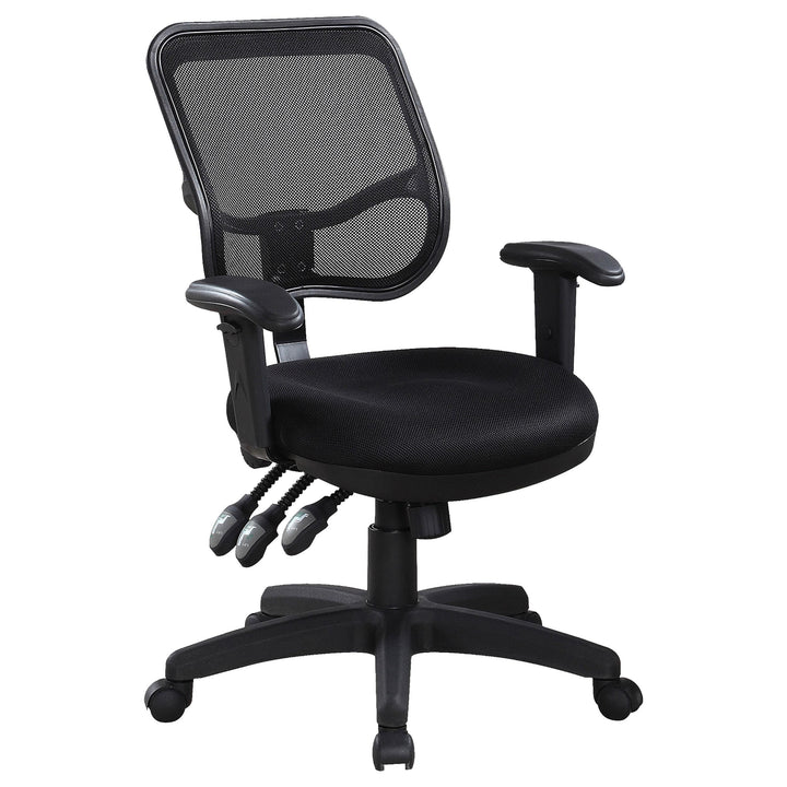 Coaster Furniture 800019 Rollo Upholstered Adjustable Ergonomic Office Chair Black
