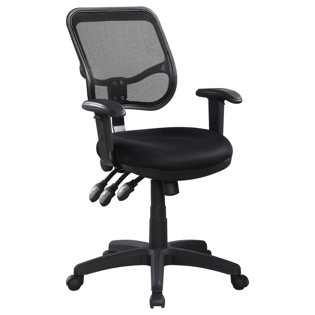 Coaster Furniture 800019 Rollo Upholstered Adjustable Ergonomic Office Chair Black