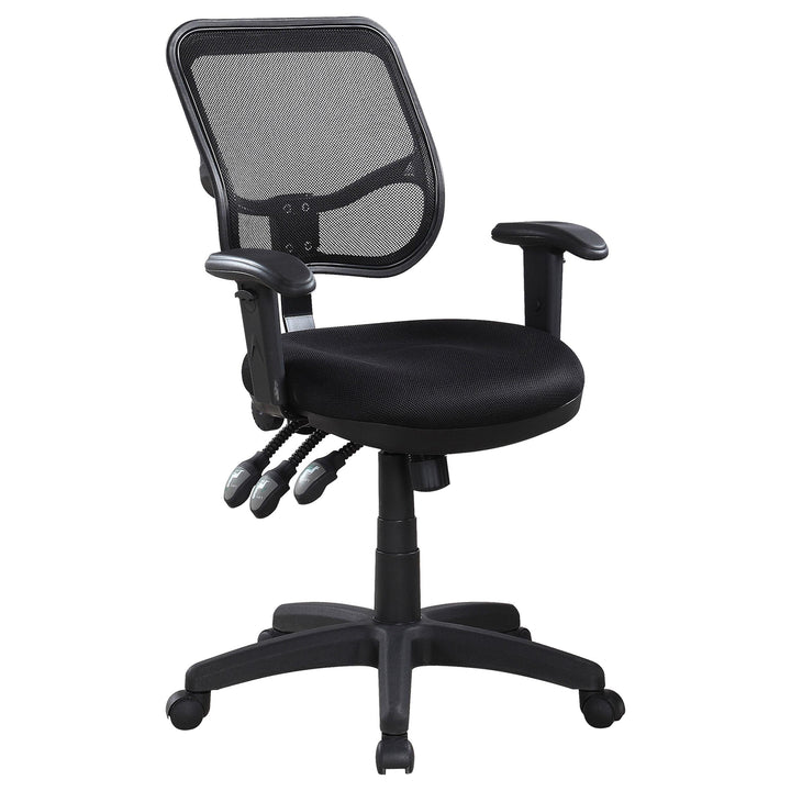 Coaster Furniture 800019 Rollo Upholstered Adjustable Ergonomic Office Chair Black
