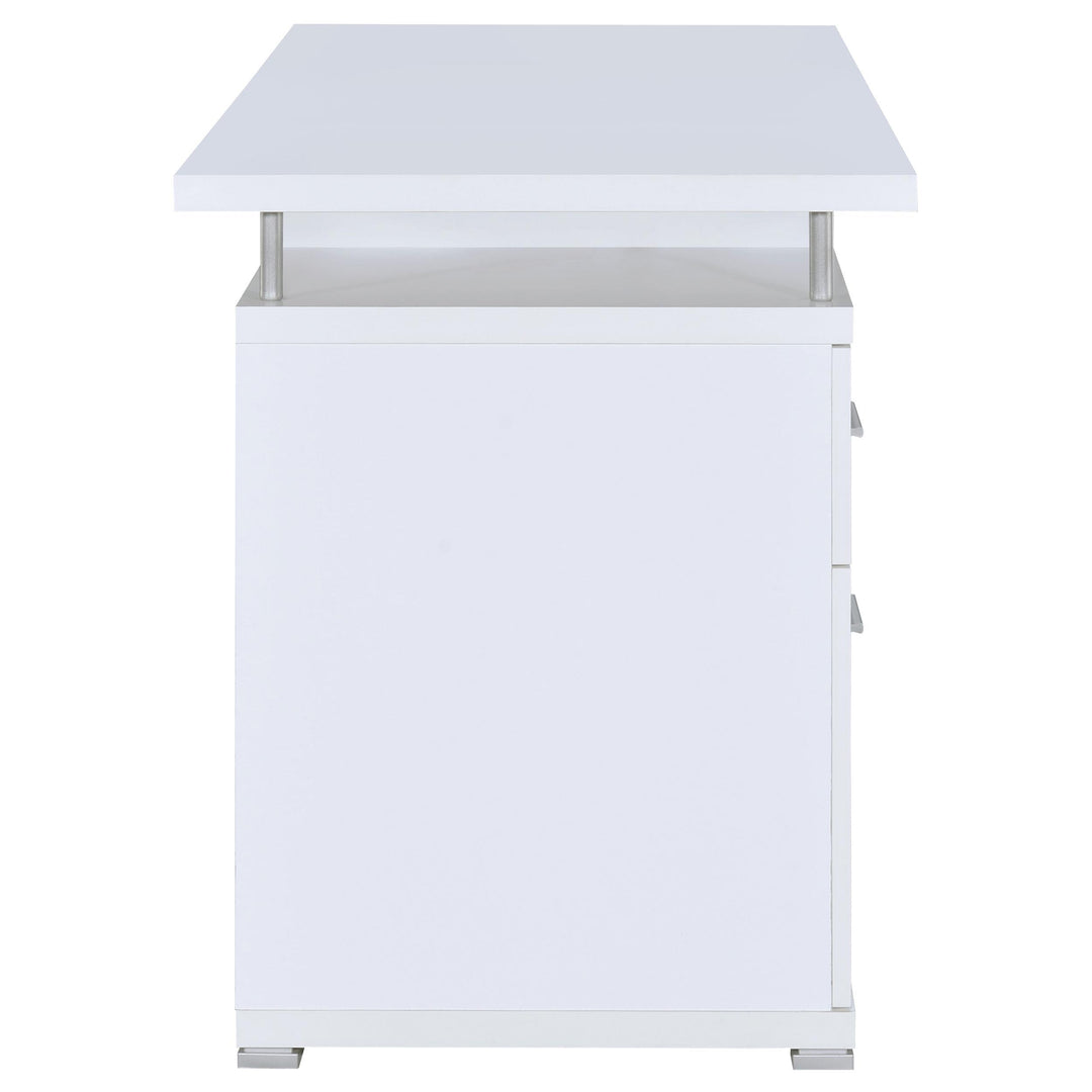 Coaster Furniture 800108 Tracy 55-inch 2-drawer Office Computer Desk White