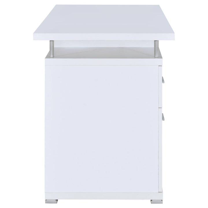 Coaster Furniture 800108 Tracy 55-inch 2-drawer Office Computer Desk White